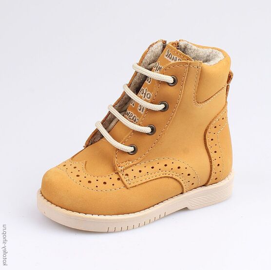 152207-32 Ботинки для мальчики желтый