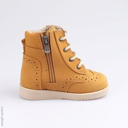 152207-32 Ботинки для мальчики желтый фото №2