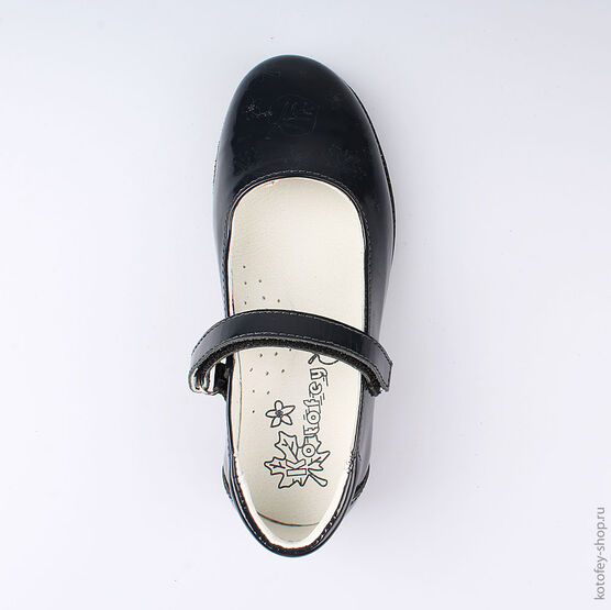 532166-22 Туфли для девочки светло-синий фото №4