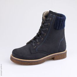 652115-33 Ботинки для девочки светло-синий