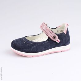 332103-22 Туфли для девочки син-роз