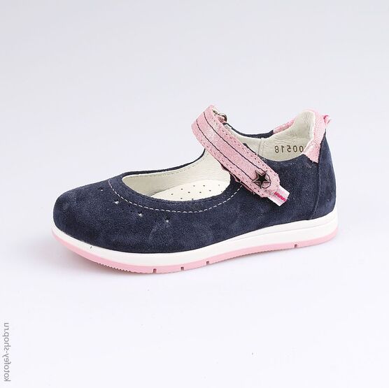 332103-22 Туфли для девочки син-роз