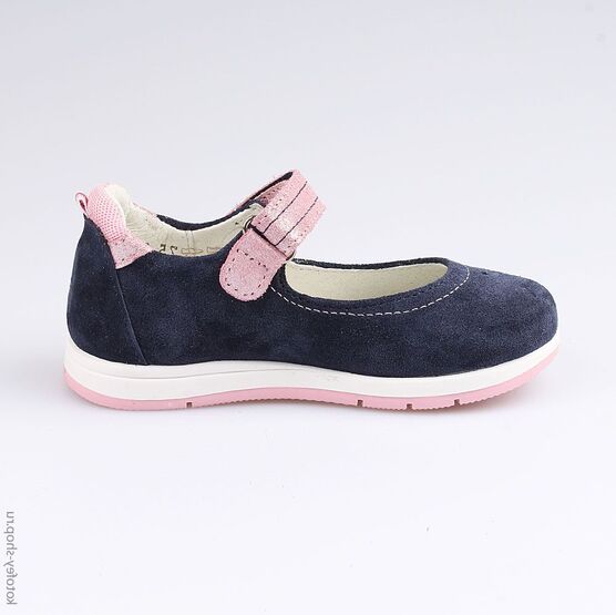 332103-22 Туфли для девочки син-роз фото №2