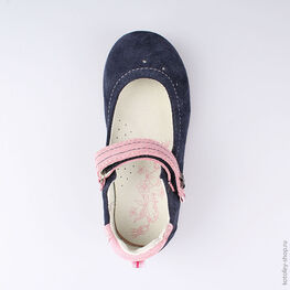 332103-22 Туфли для девочки син-роз фото №4