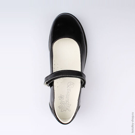 732178-21 Туфли для девочки черный фото №4