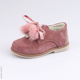 132126-23 Полуботинки для девочки розовый