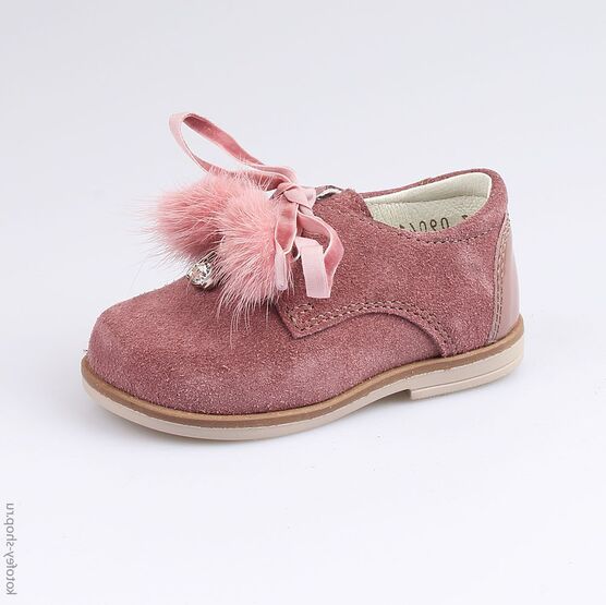 132126-23 Полуботинки для девочки розовый