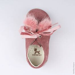 132126-23 Полуботинки для девочки розовый фото №4