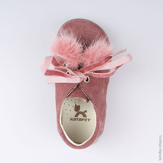 132126-23 Полуботинки для девочки розовый фото №4