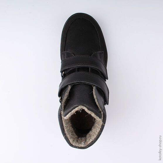 752113-32 Ботинки для мальчики черный фото №4