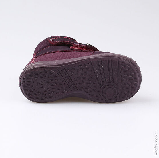 152178-35 Ботинки для девочки фиолетовый фото №3