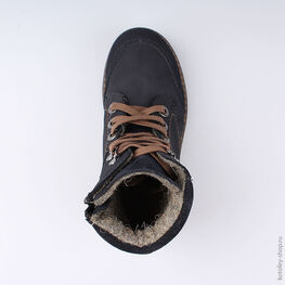 552116-31 Ботинки для мальчики светло-синий фото №4