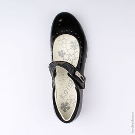 732197-21 Туфли для девочки черный фото №4