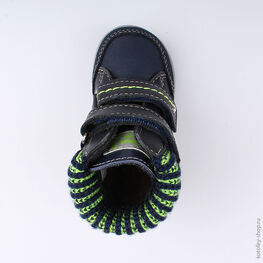 152211-32 Ботинки для мальчики син-сал фото №4