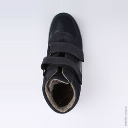 752114-31 Ботинки для мальчики светло-синий фото №4