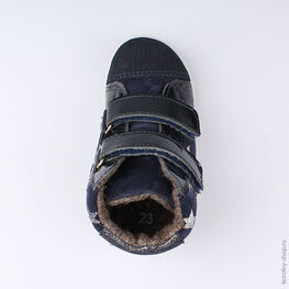 252130-31 Ботинки для девочки светло-синий фото №4