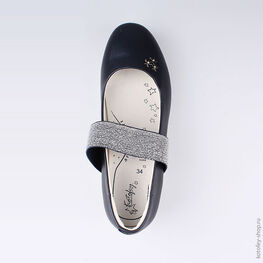 633027-21 Туфли для девочки светло-синий фото №4