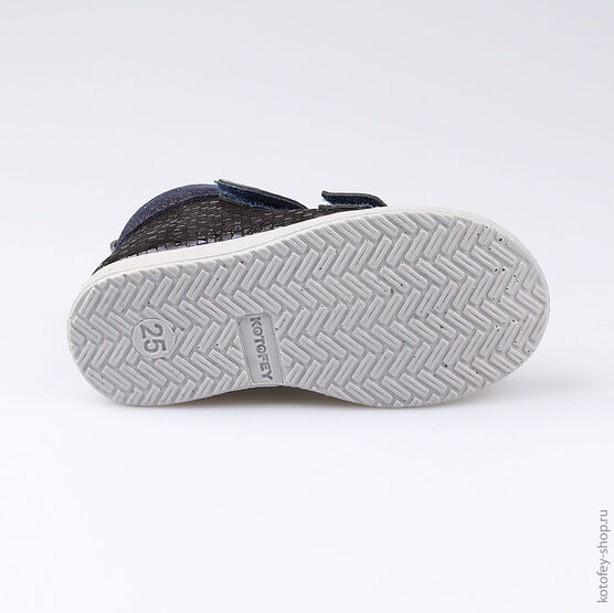 452110-31 Ботинки для девочки светло-синий фото №3