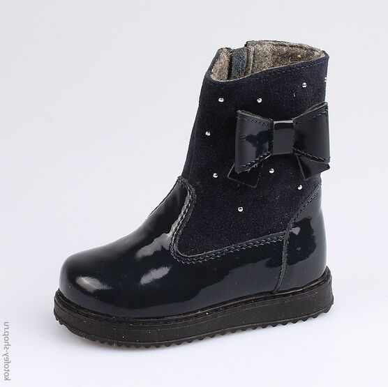 162054-31 Сапожки для девочки светло-синий