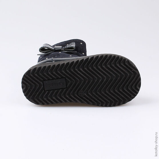 162054-31 Сапожки для девочки светло-синий фото №3