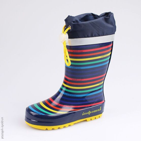 366180-11 Резиновые сапоги для мальчики син-цве
