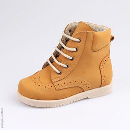 352183-32 Ботинки для мальчики желтый