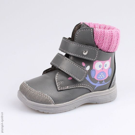 152179-33 Ботинки для девочки серый