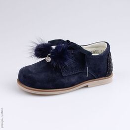 332102-21 Полуботинки для девочки светло-синий