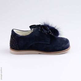 332102-21 Полуботинки для девочки светло-синий фото №2