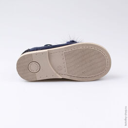 332102-21 Полуботинки для девочки светло-синий фото №3