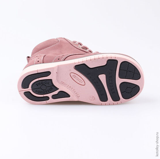 352183-33 Ботинки для девочки розовый фото №3