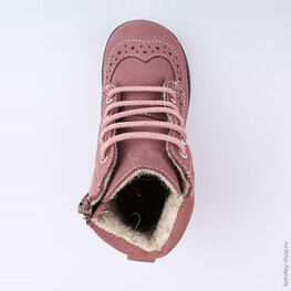 352183-33 Ботинки для девочки розовый фото №4