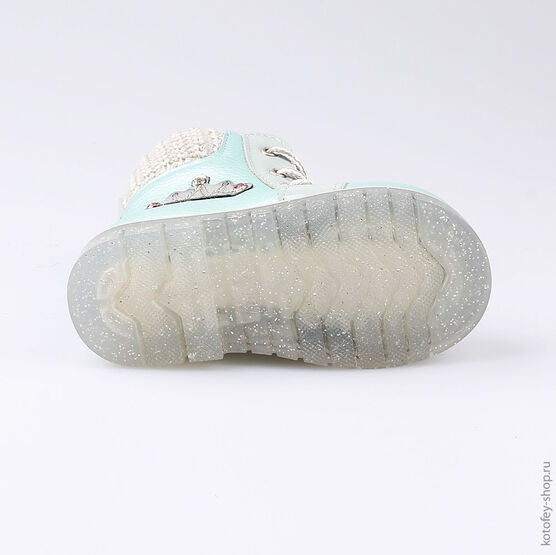 352193-32 Ботинки для девочки бирюзовый фото №3