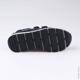 532170-25 Полуботинки для девочки светло-синий фото №3