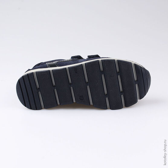 532170-25 Полуботинки для девочки светло-синий фото №3