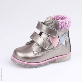 152213-31 Ботинки для девочки серый