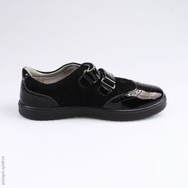 732201-22 Полуботинки для девочки черный фото №2