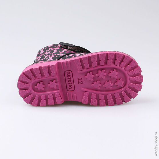 152132-34 Ботинки для девочки светло-синий фото №3