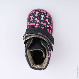 152132-34 Ботинки для девочки светло-синий фото №4