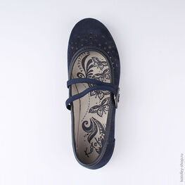 632260-21 Туфли для девочки светло-синий фото №4