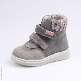 152217-32 Ботинки для девочки серый