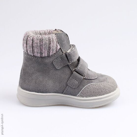 152217-32 Ботинки для девочки серый фото №2
