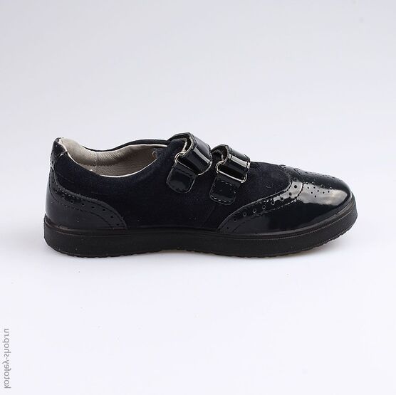 632257-21 Полуботинки для девочки светло-синий фото №2