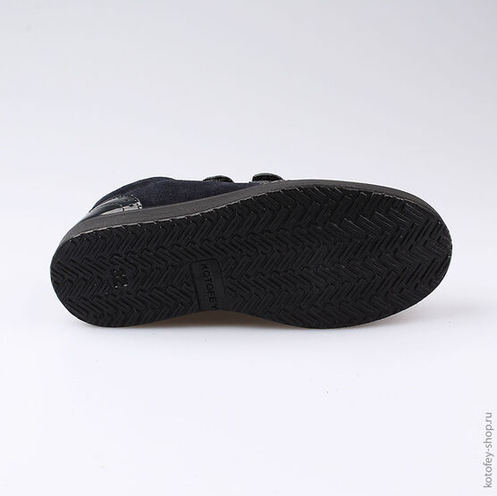 632257-21 Полуботинки для девочки светло-синий фото №3