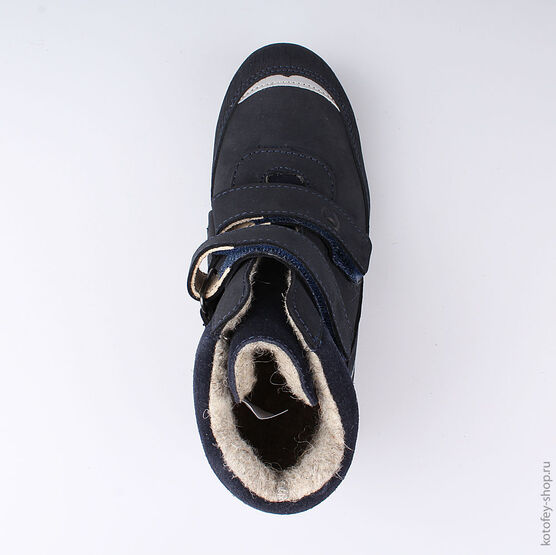 652112-31 Ботинки для мальчики светло-синий фото №4