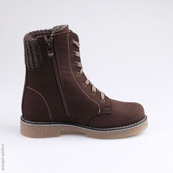 652115-31 Ботинки для девочки коричневый фото №2