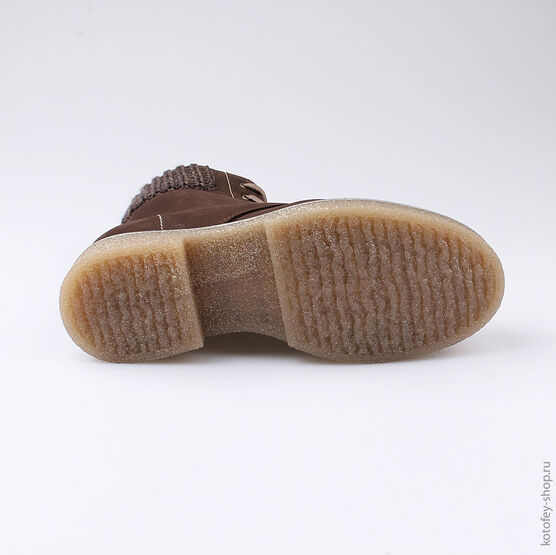 652115-31 Ботинки для девочки коричневый фото №3