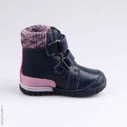 152176-35 Ботинки для девочки син-сир фото №2