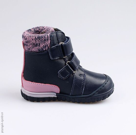 152176-35 Ботинки для девочки син-сир фото №2