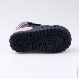 152176-35 Ботинки для девочки син-сир фото №3